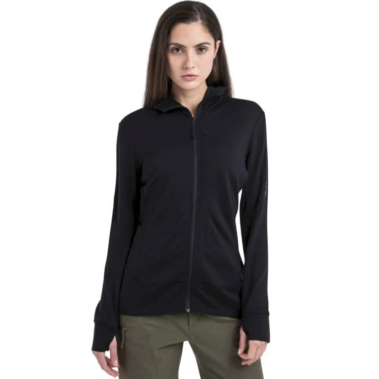 icebreaker260 Quantum IV LS Zip Hoodie - Polaire en laine mérinos femme