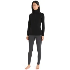 icebreaker260 Tech LS Half Zip - Maillot thermique laine mérinos femme
