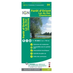 IGNForet D'Orient / Lac Du Der - Carte topographique