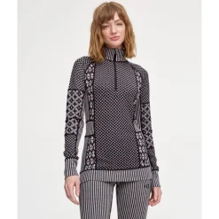 Kari TraaSmekker Half Zip - Sous-vêtement mérinos femme
