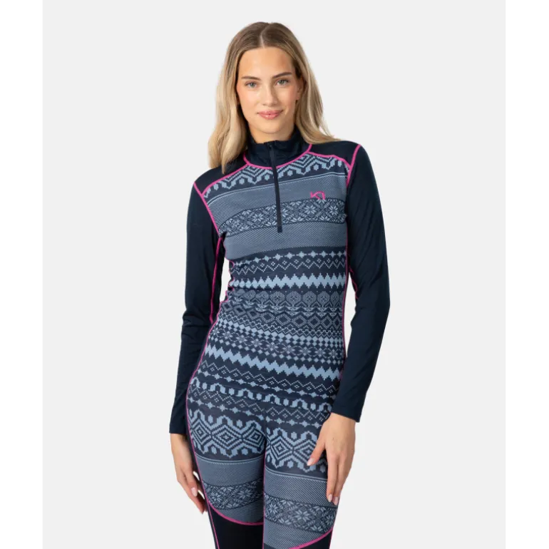 Kari TraaLive Half Zip - Sous-vêtement thermique femme