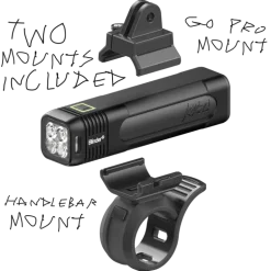 KnogBlinder Pro 1000 & Blinder Rear - Lampe avant vélo