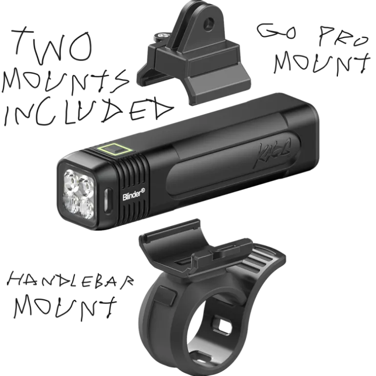 KnogBlinder Pro 1000 & Cobber Reflex Rear - Lampe avant vélo