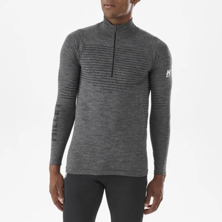 MilletDrynamic Warm 1/2 Zip - Maillot thermique laine mérinos homme