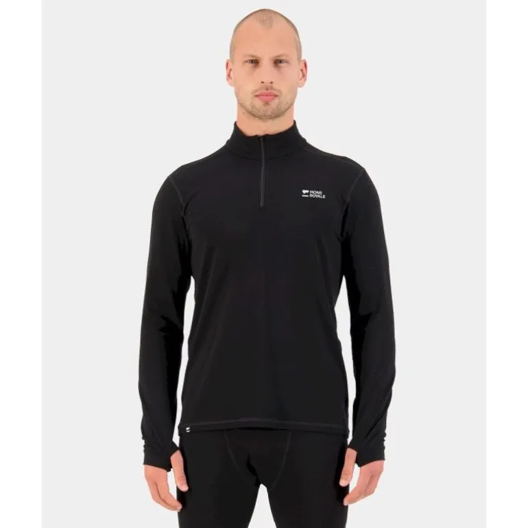 Mons RoyaleCascade Merino Flex 1/4 Zip - Maillot thermique laine mérinos homme