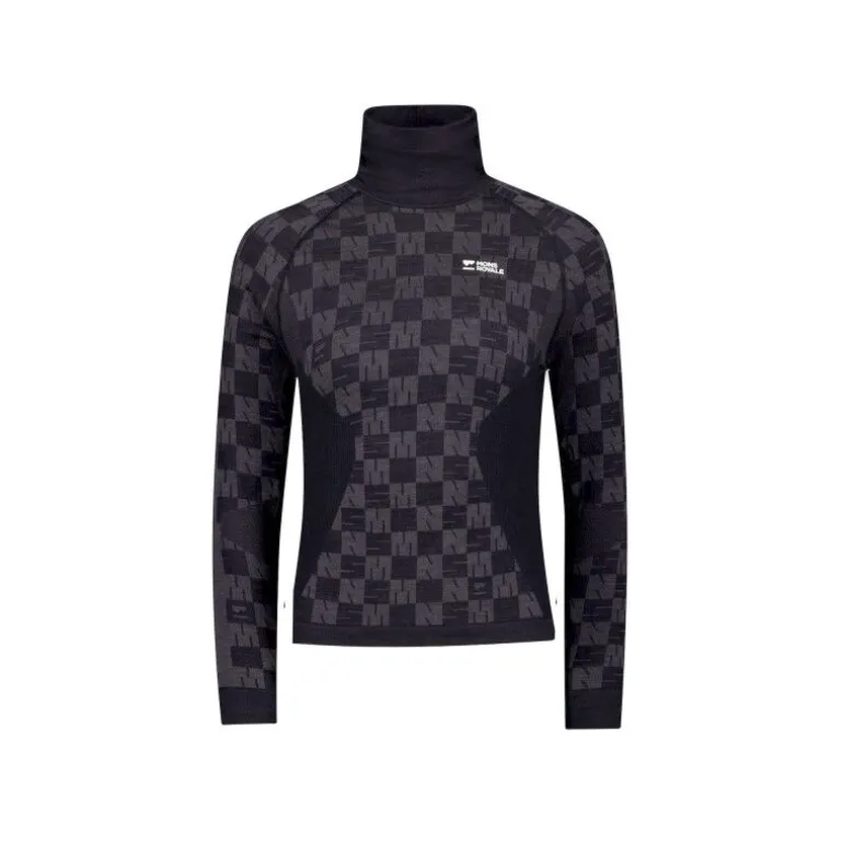 Mons RoyaleAscender Merino Seamless Mock Neck Long Sleeve - Maillot thermique laine mérinos femme