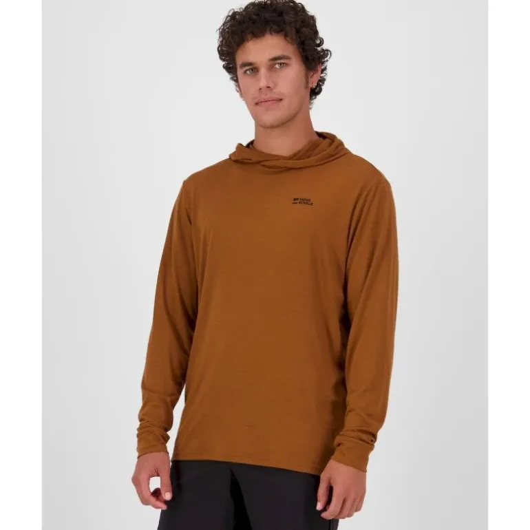 Mons RoyalePivot Merino Long Sleeve Hood - Sweatshirt en laine mérinos homme