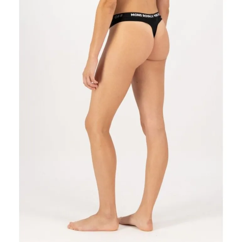 Mons RoyaleStratos Merino Thong - Culotte laine mérinos femme