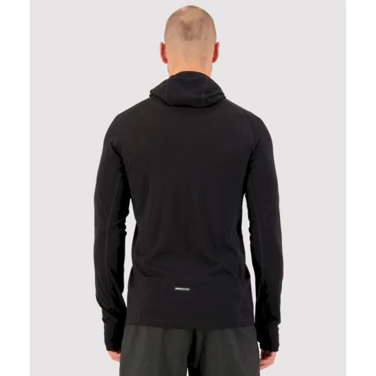 Mons RoyaleTemple Merino Air-Con Hood - Maillot thermique laine mérinos homme