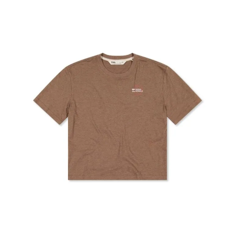 Mons RoyaleYonder Merino Organic Cotton T-Shirt - T-shirt en laine mérinos femme