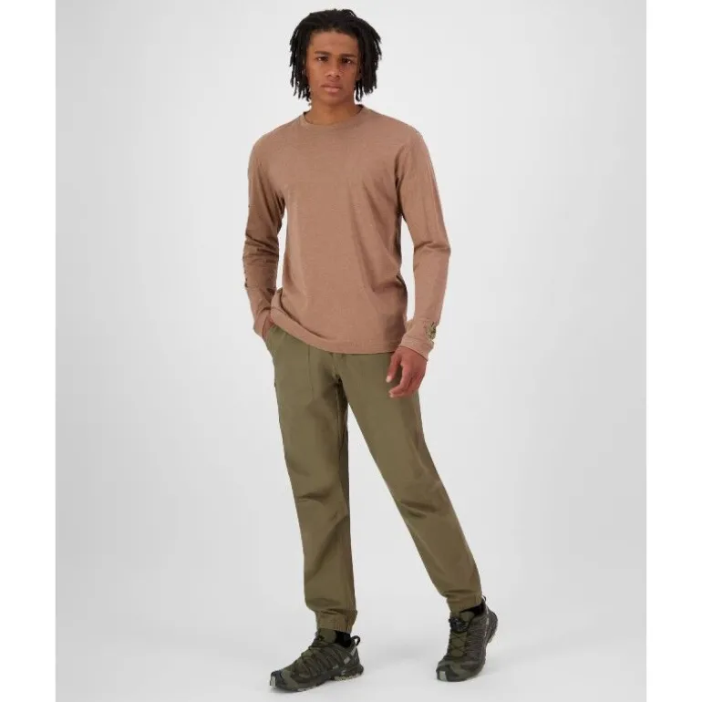 Mons RoyaleYonder Merino Organic Cotton Long Sleeve - T-shirt en laine mérinos homme