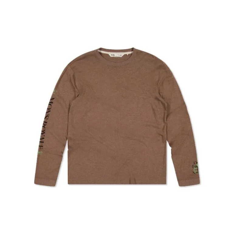 Mons RoyaleYonder Merino Organic Cotton Long Sleeve - T-shirt en laine mérinos homme