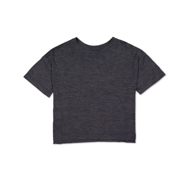 Mons RoyaleZephyr Merino Tencel Boxy T-Shirt - T-shirt en laine mérinos femme
