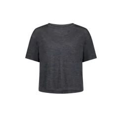 Mons RoyaleZephyr Merino Tencel Boxy T-Shirt - T-shirt en laine mérinos femme