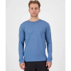 Mons RoyaleZephyr Merino Tencel™ Long Sleeve - T-shirt en laine mérinos homme