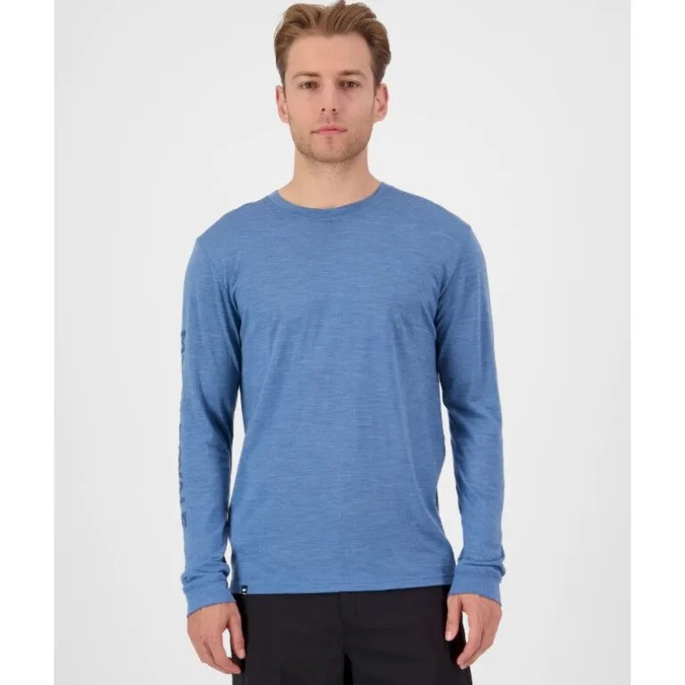 Mons RoyaleZephyr Merino Tencel™ Long Sleeve - T-shirt en laine mérinos homme