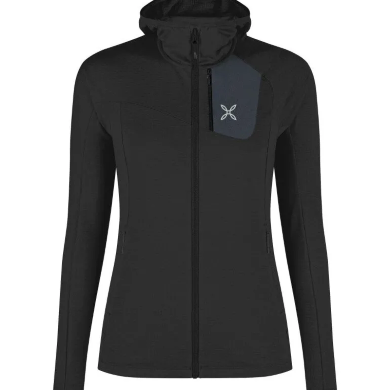 MonturaVertigo Power Grid Hooded Maglia - Polaire femme