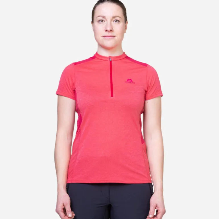 Mountain EquipmentNava SS Zip T - T-shirt femme
