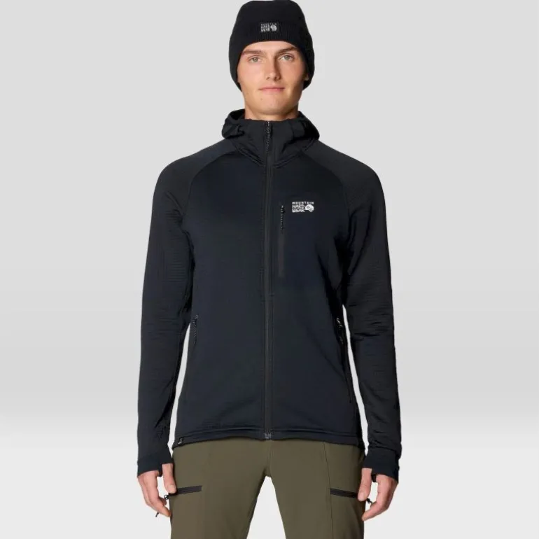 Mountain HardwearPolartec Power Grid Full Zip Hoody - Polaire homme