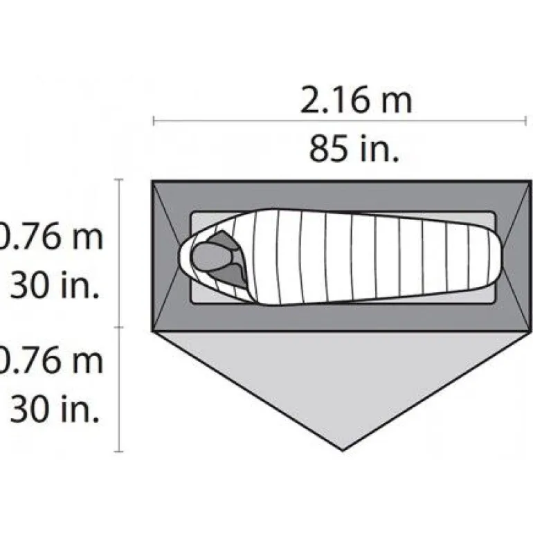 MSRHubba NX Solo - Tente 1 personne 3 saisons