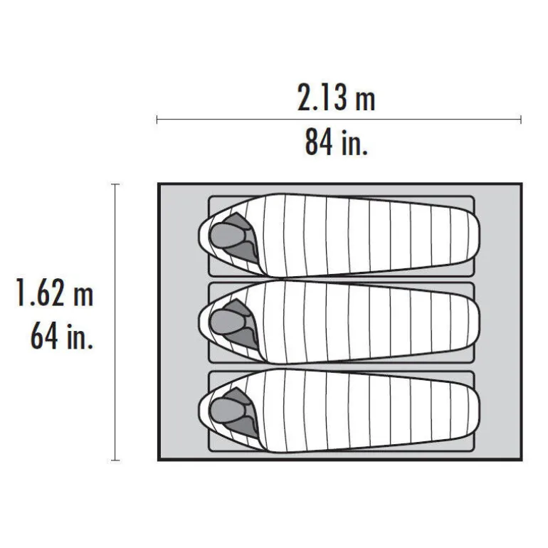 MSRThru-Hiker Mesh House 3 V2 - Tente