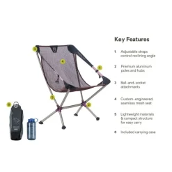 Nemo EquipmentMoonlite Reclining Chair - Chaise de camping