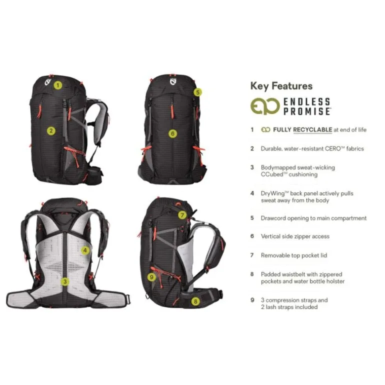 Nemo EquipmentPersist Mens 45 - Sac à dos randonnée homme