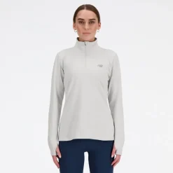 New BalanceSport Essentials Space Dye Quarter Zip - Polaire femme