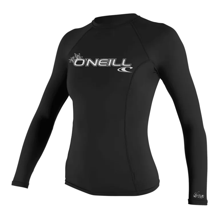 O'NeillWms Basic Skins L/S Rash Guard logo - Lycra femme