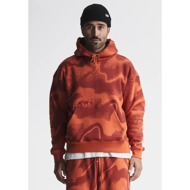 OrageAlpine Print Hoodie - Sweatshirt