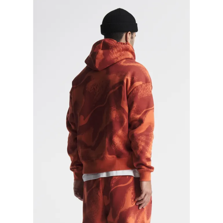 OrageAlpine Print Hoodie - Sweatshirt