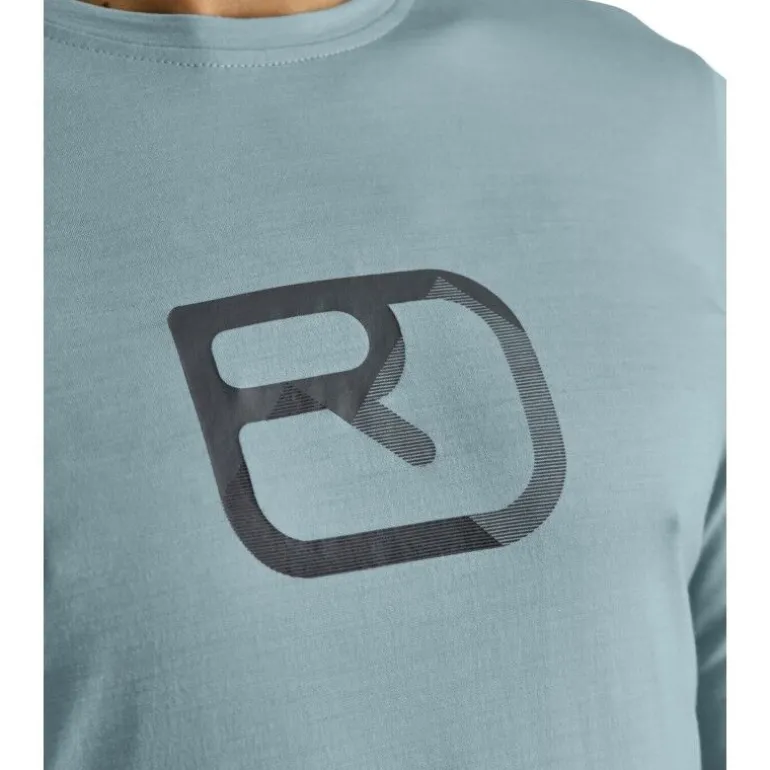 Ortovox150 Cool Mountain Silhouette LS - T-shirt en laine mérinos homme