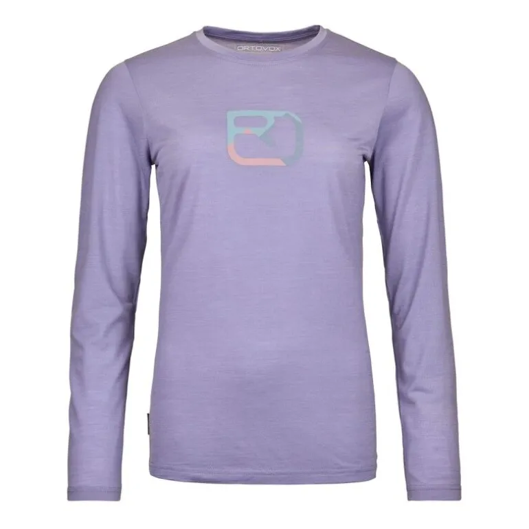 Ortovox150 Cool Mountain Silhouette LS - T-shirt en laine mérinos femme