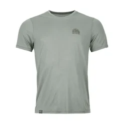 Ortovox120 Cool Tec Mountain Stripe TS - T-shirt en laine mérinos homme
