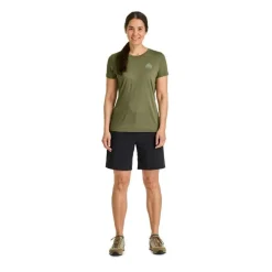 Ortovox120 Cool Tec Mountain Stripe TS - T-shirt en laine mérinos femme