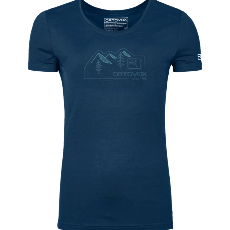 Ortovox150 Cool Vintage Badge TS - T-shirt en laine mérinos femme