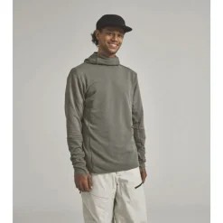 OrtovoxFleece Cord Hoodie - Polaire en laine mérinos homme