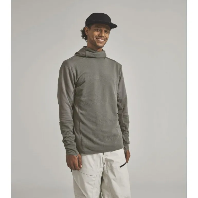 OrtovoxFleece Cord Hoodie - Polaire en laine mérinos homme