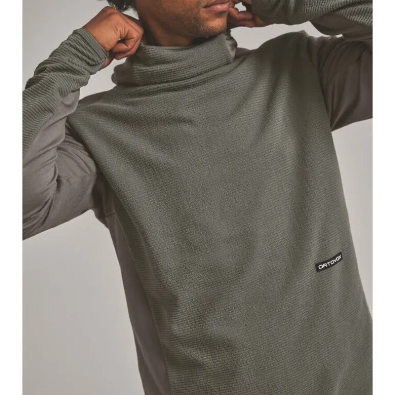 OrtovoxFleece Cord Hoodie - Polaire en laine mérinos homme