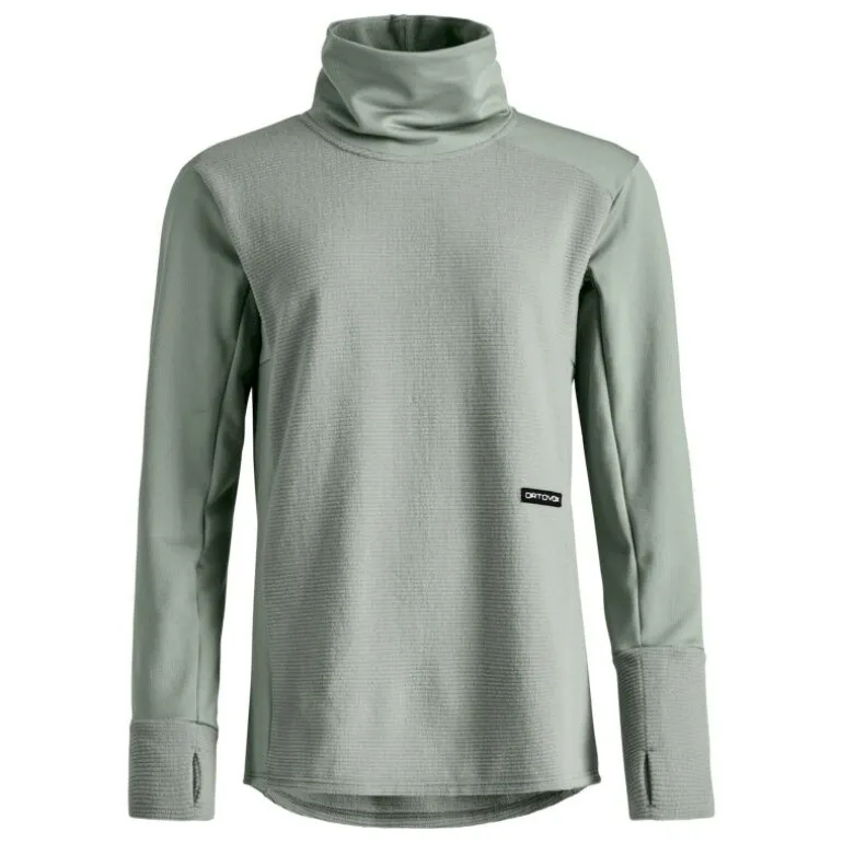 OrtovoxFleece Cord LS - Polaire en laine mérinos femme