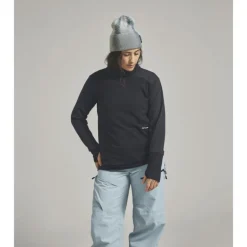 OrtovoxFleece Cord LS - Polaire en laine mérinos femme