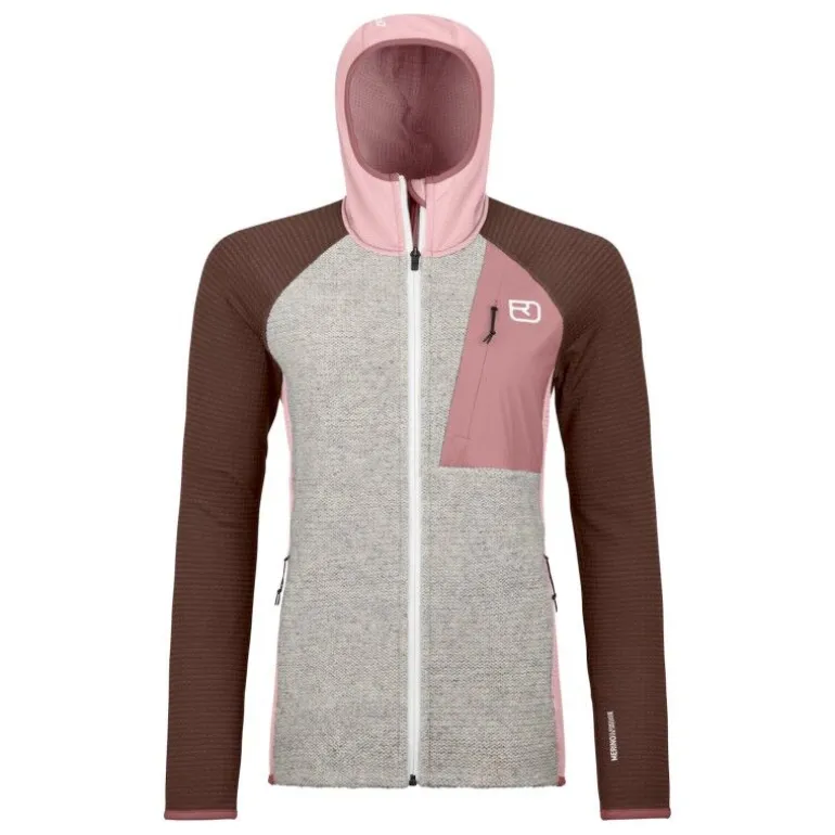 OrtovoxFleece GP Classic Knit Hoody - Polaire femme