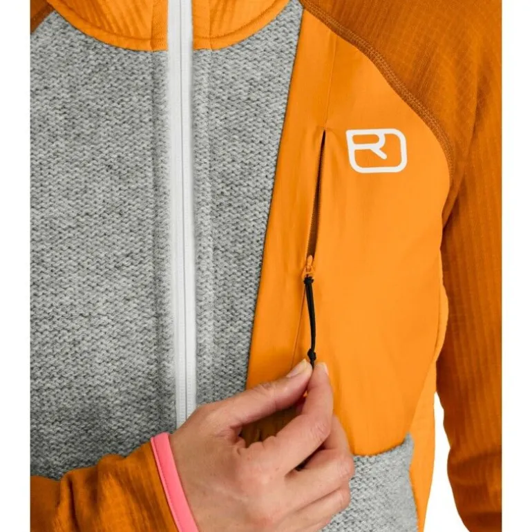 OrtovoxFleece GP Classic Knit Hoody - Polaire femme