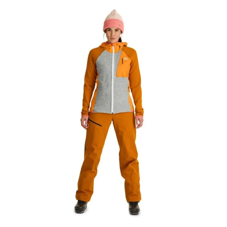 OrtovoxFleece GP Classic Knit Hoody - Polaire femme