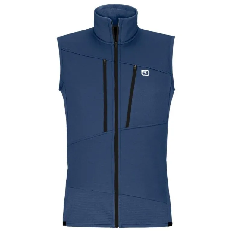 OrtovoxFleece Grid Vest - Veste sans manches homme