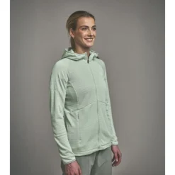 OrtovoxFleece Light Grid Hoody - Polaire en laine mérinos femme