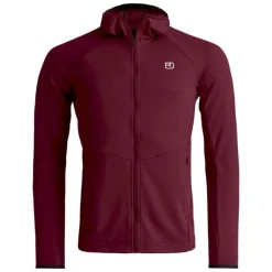 OrtovoxFleece Light Grid Hoody - Polaire en laine mérinos homme