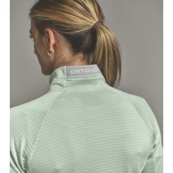 OrtovoxFleece Light Grid Jacket - Polaire en laine mérinos femme
