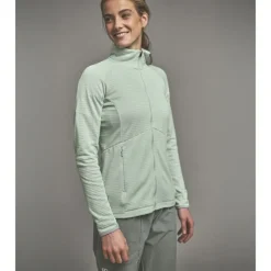 OrtovoxFleece Light Grid Jacket - Polaire en laine mérinos femme