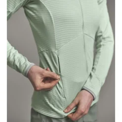 OrtovoxFleece Light Grid Jacket - Polaire en laine mérinos femme